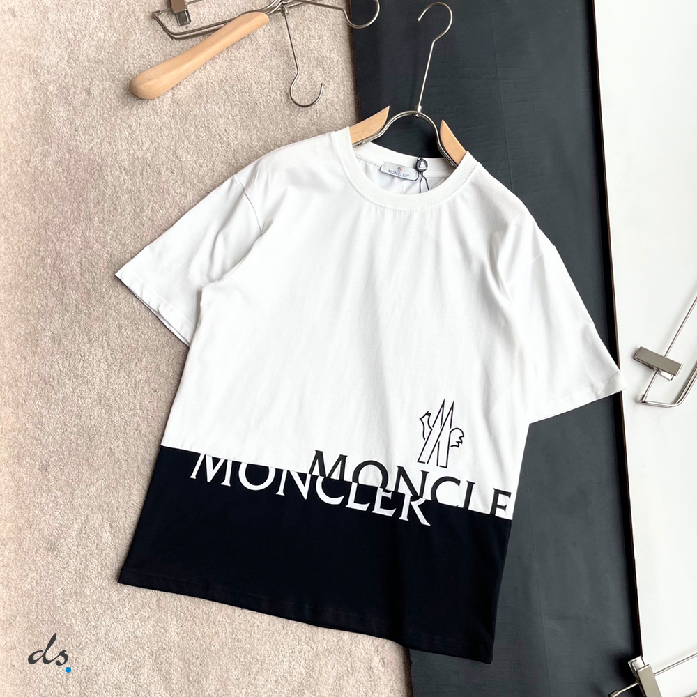 Moncler Large Lettering T-Shirt White (2)