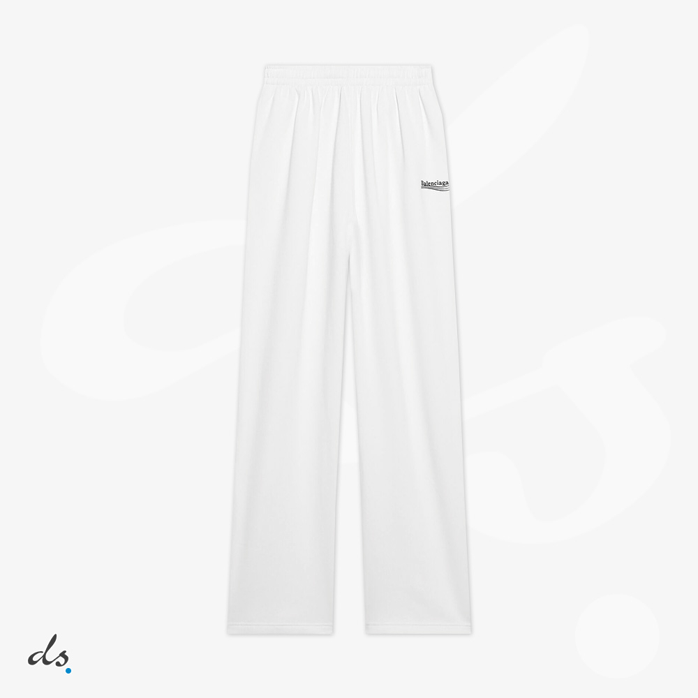amizing offer BALENCIAGA MENS POLITICAL CAMPAIGN JOGGING PANTS IN WHITE