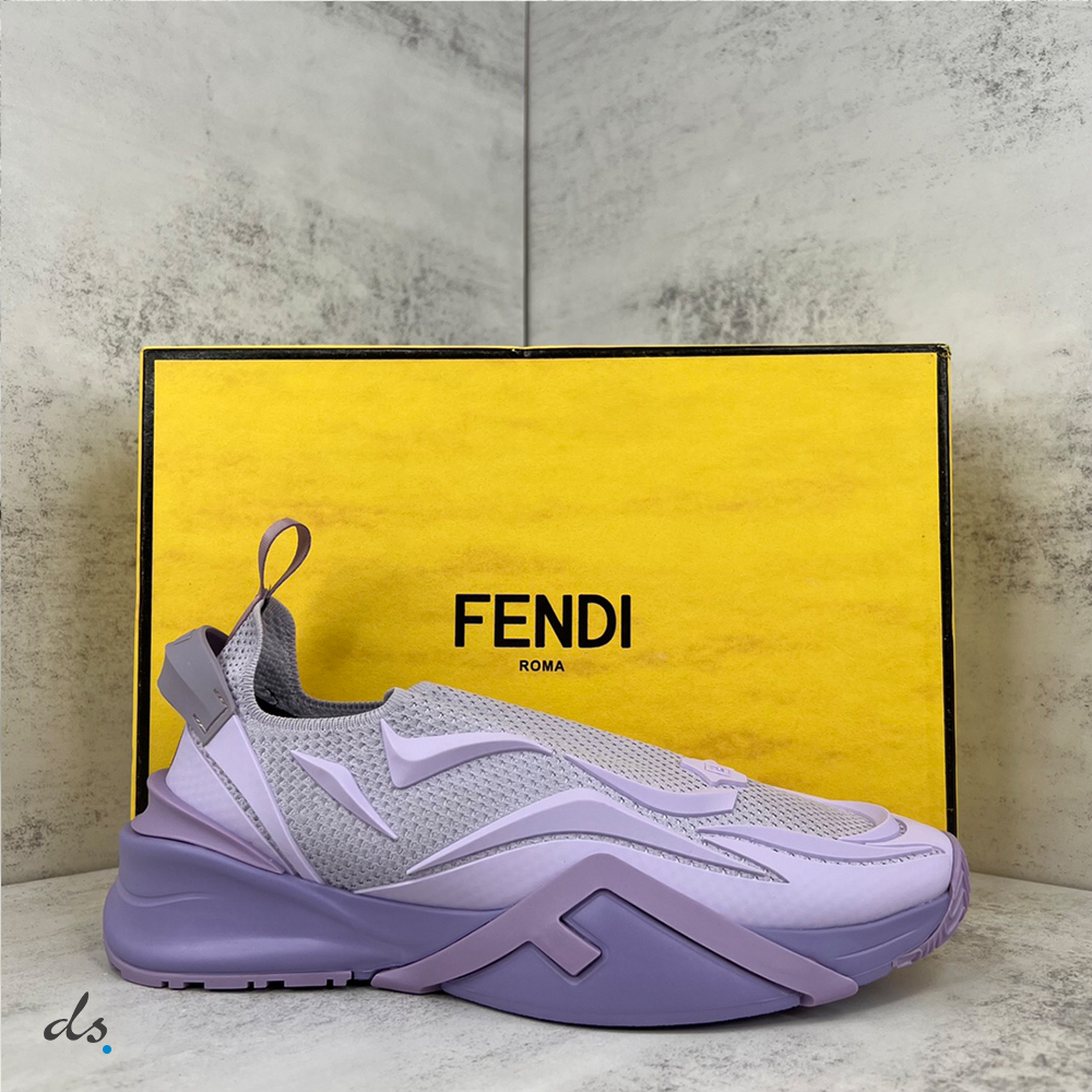 Fendi Flow Lilac mesh running sneakers (2)