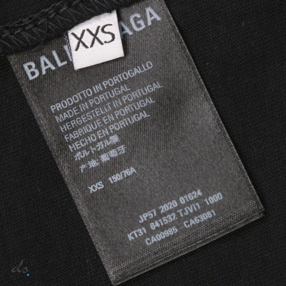 BALENCIAGA DESTROYED T-SHIRT BOXY FIT IN BLACK (7)