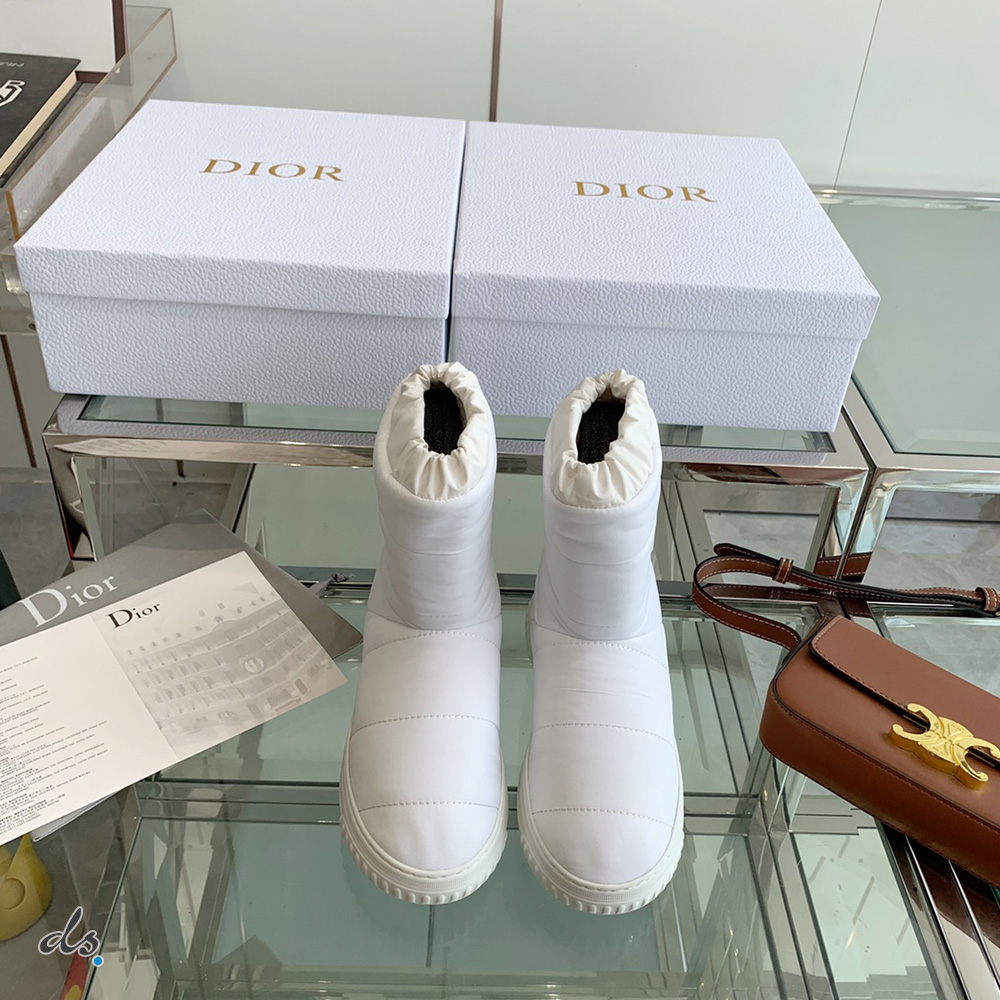 DIOR FROST ANKLE BOOT WHITE (2)