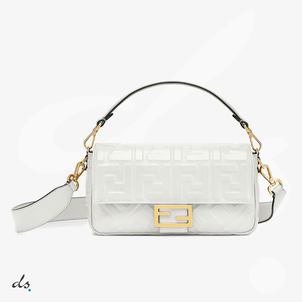 amizing offer Fendi Baguette White leather bag