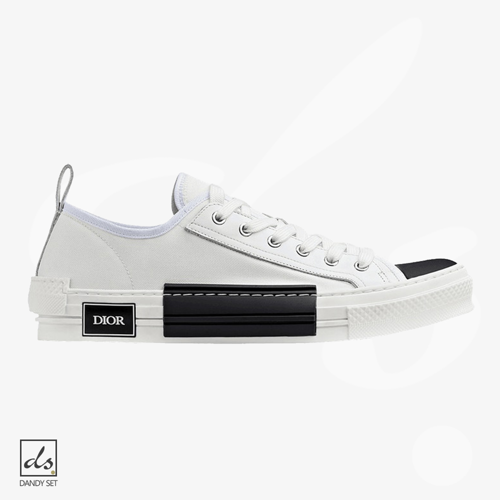 amizing offer DIOR B23 LOW WHITE CANVAS