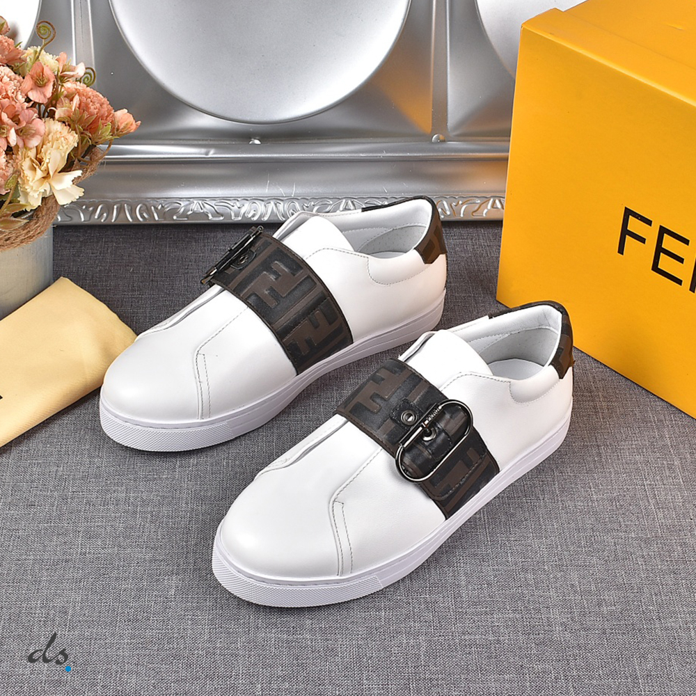 Fendi Signature White leather sneakers (5)