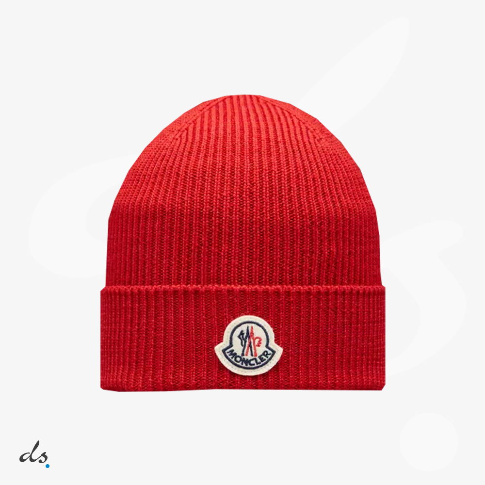 Moncler Wool Beanie Red (1)