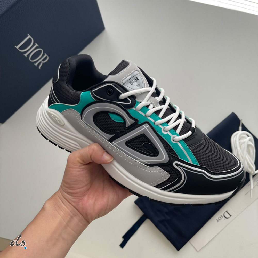 DIOR B30 SNEAKER BACK AND GREEN (5)