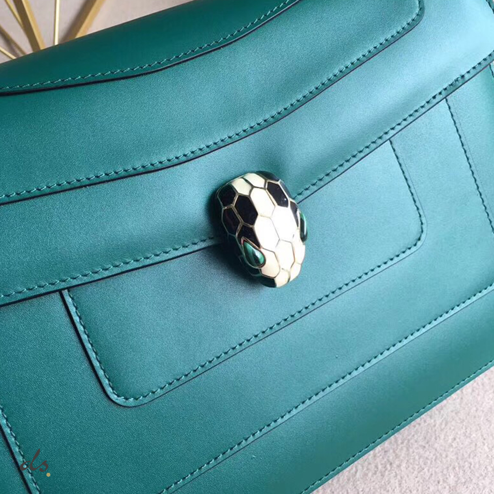 Bulgari Serpenti Forever Shoulder Bag Green (3)