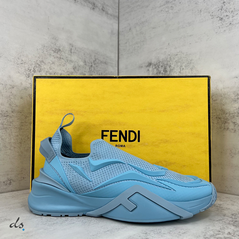 Fendi Flow Light blue mesh running sneakers (2)