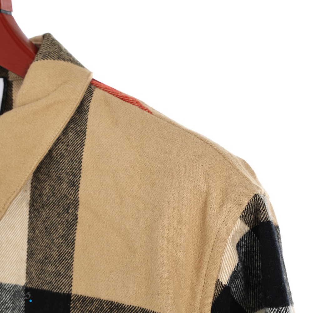 Burberry Exaggerated Check Wool Cotton Overshirt (5)