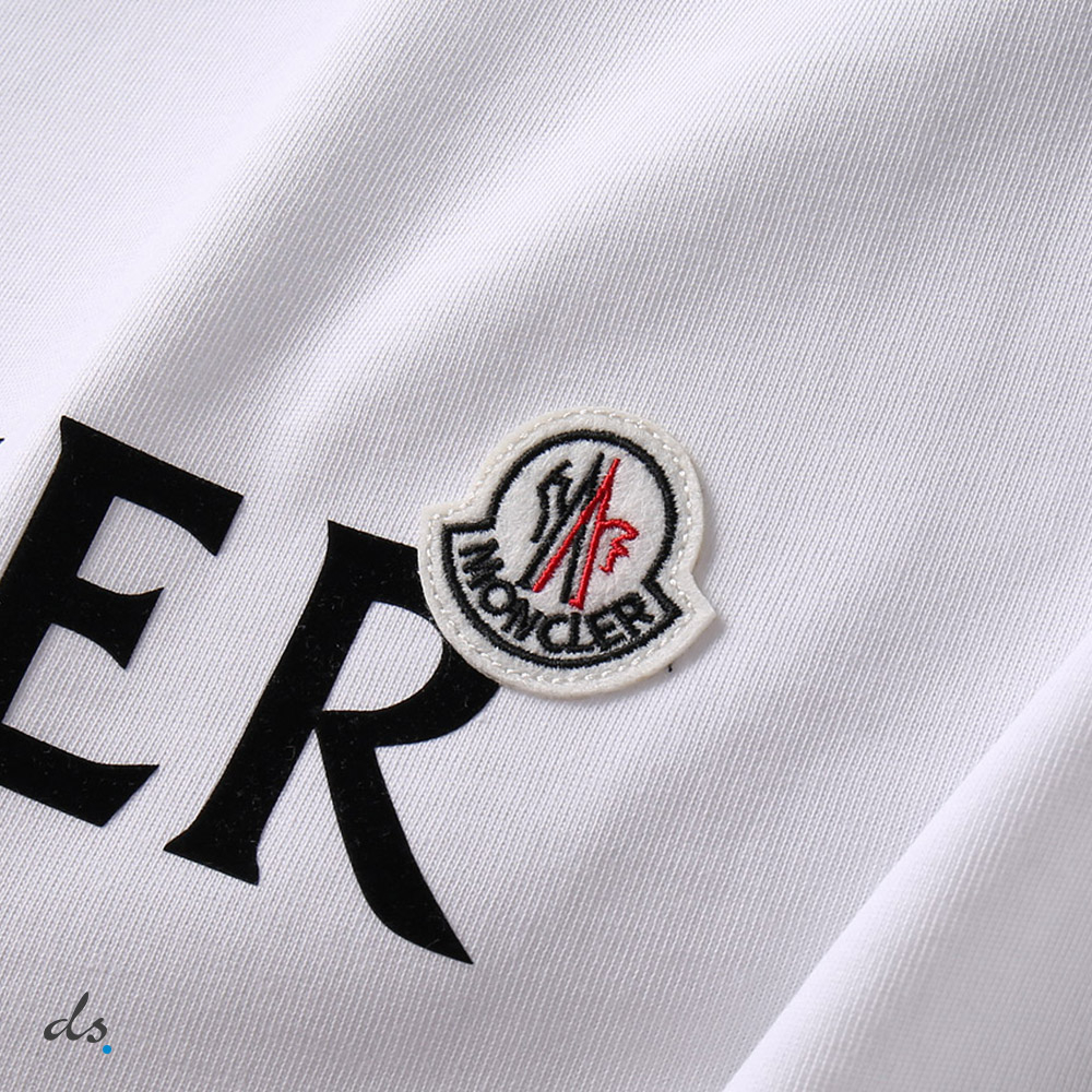 Moncler Lettering Graphic T-Shirt White (4)