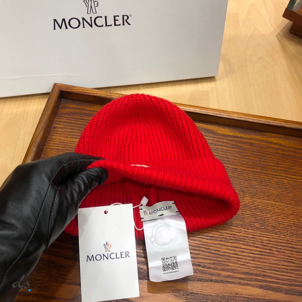 Moncler Wool Beanie Red (5)