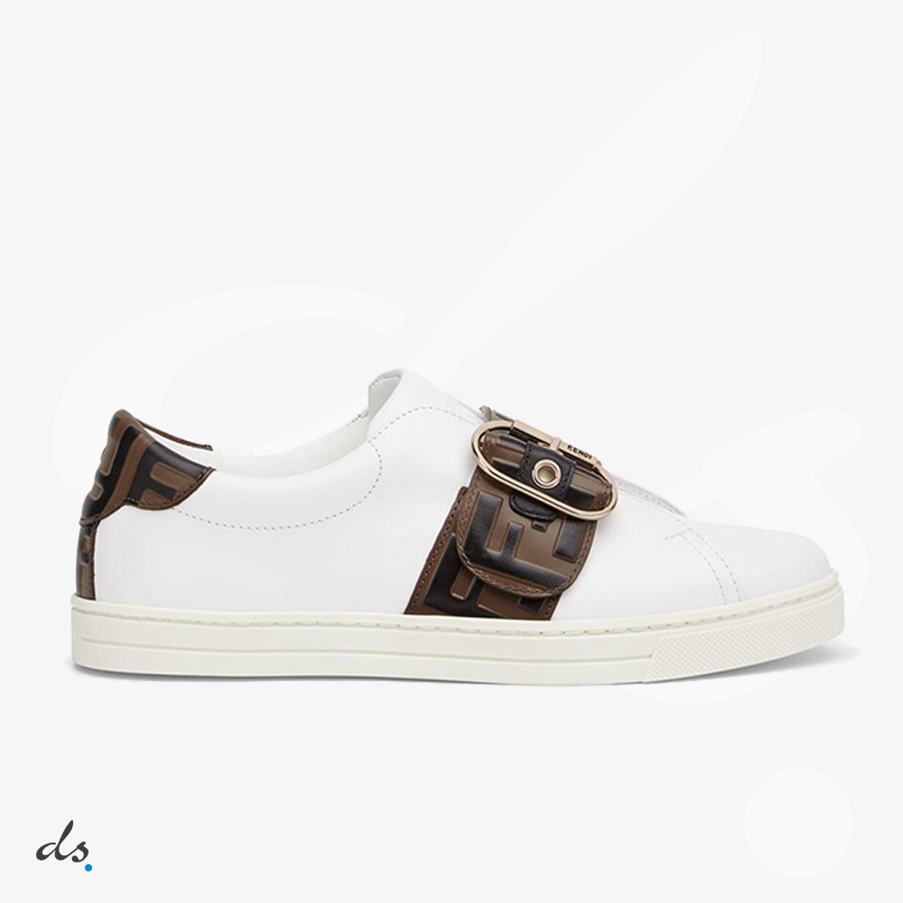 amizing offer Fendi Signature White leather sneakers