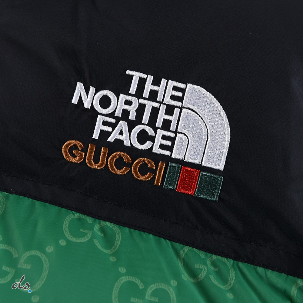 THE NORTH FACE X GUCCI 1996 RETRO NUPTSE JACKET GREEN (5)