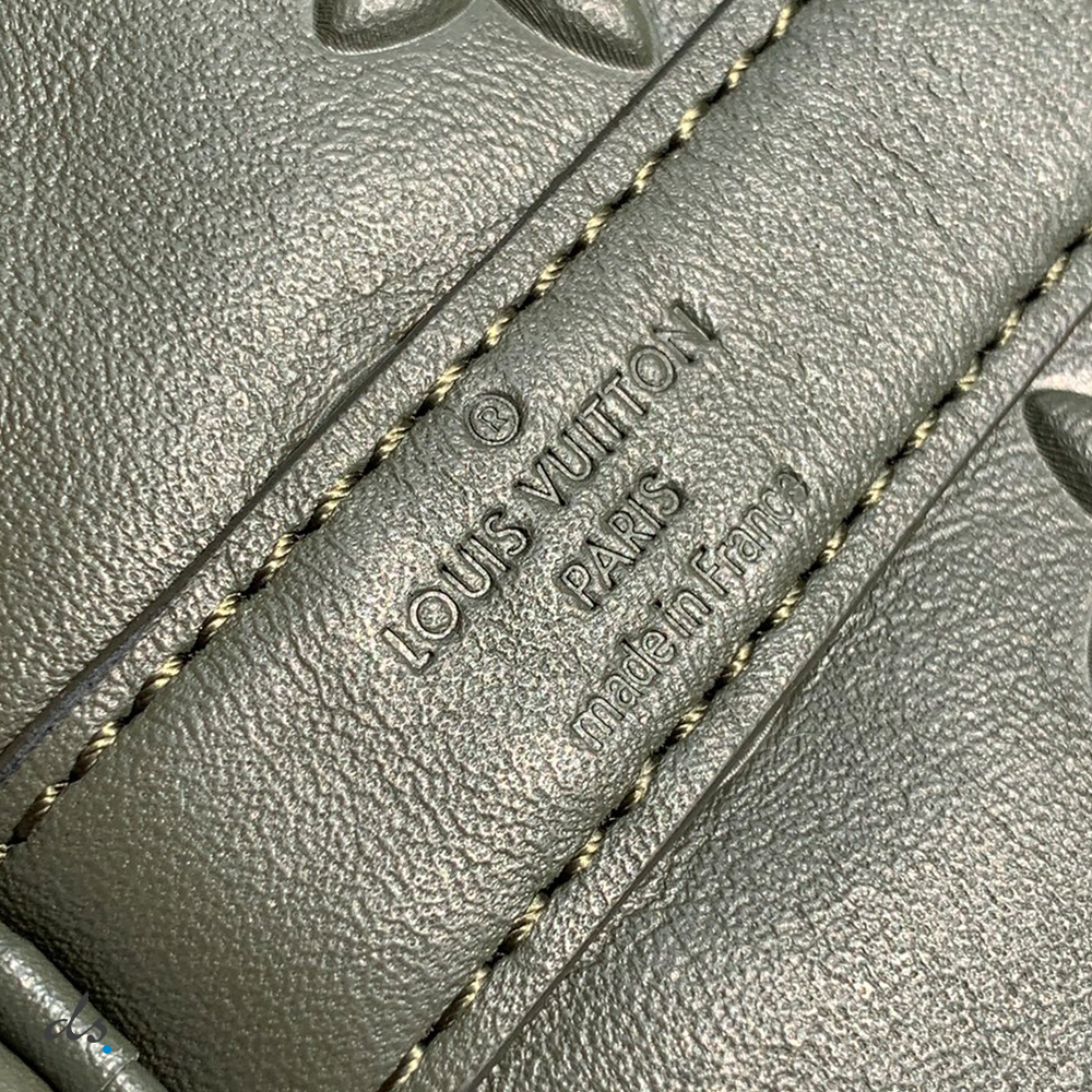 Louis Vuitton Keepall Bandouliere 50 Monogram Seal Khaki (7)