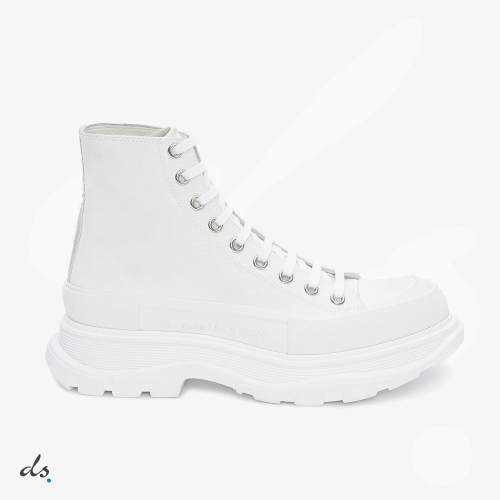 Alexander McQueen Tread Slick Boot in White (1)