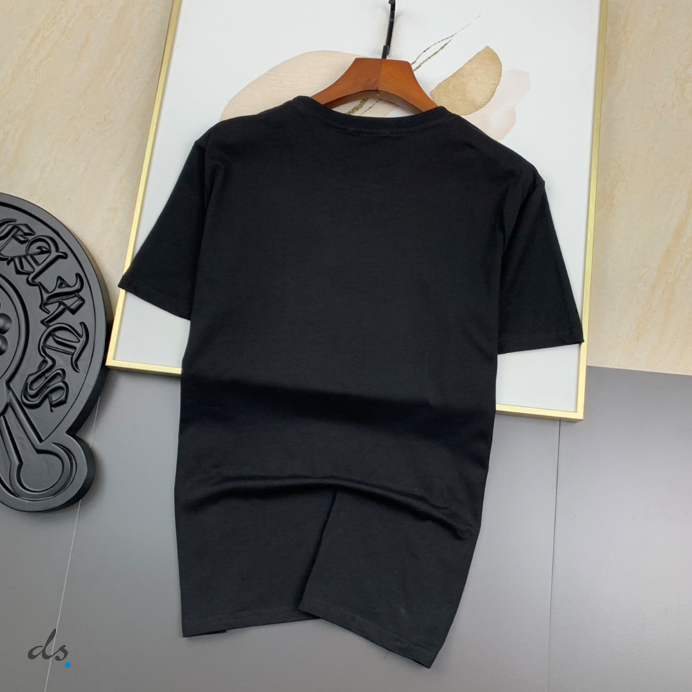 Alexander McQueen Mens Skull Motif T-shirt in Black (3)