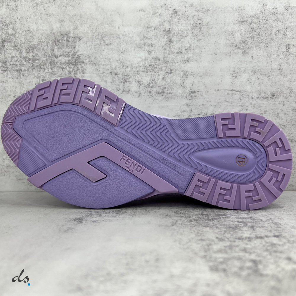 Fendi Flow Lilac mesh running sneakers (6)