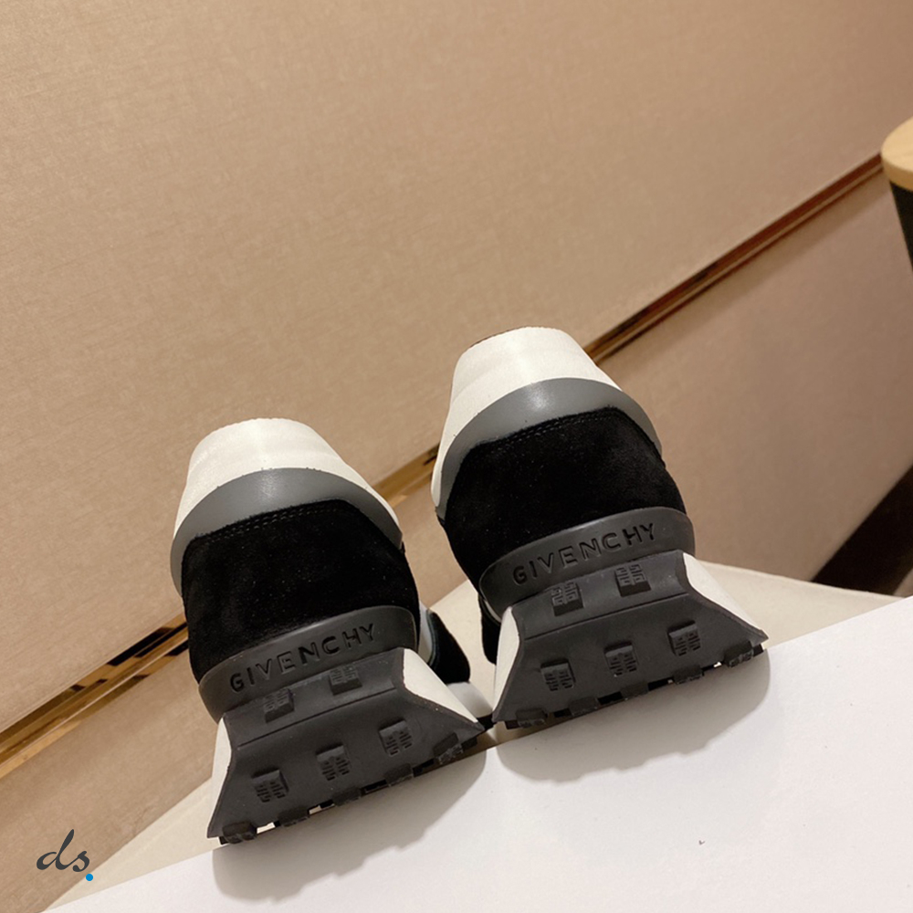 GIVENCHY GIV Runner sneakers in suede, leather and nylon Black (8)