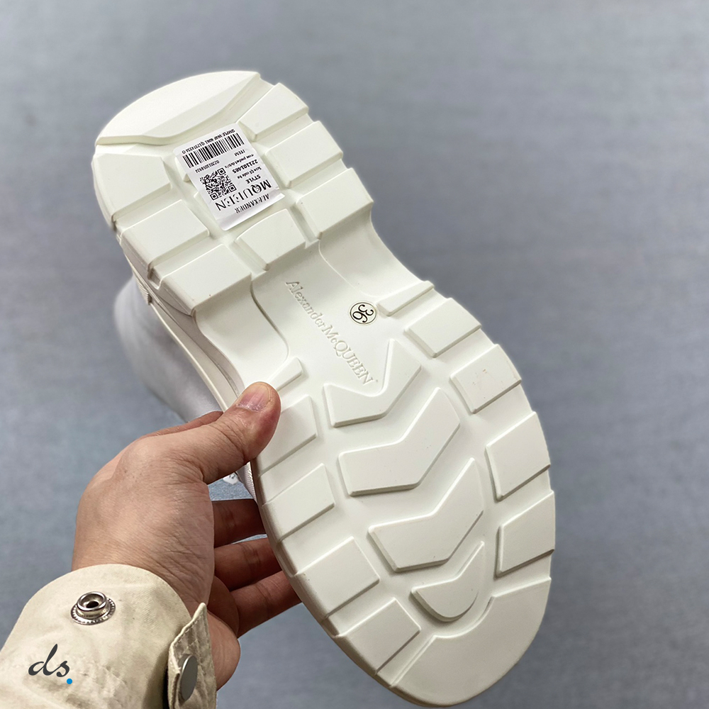 Alexander McQueen Tread Slick Boot in White (6)