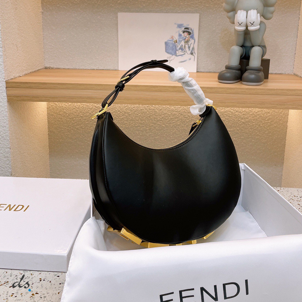 Fendi Fendigraphy Small Black leather bag (2)