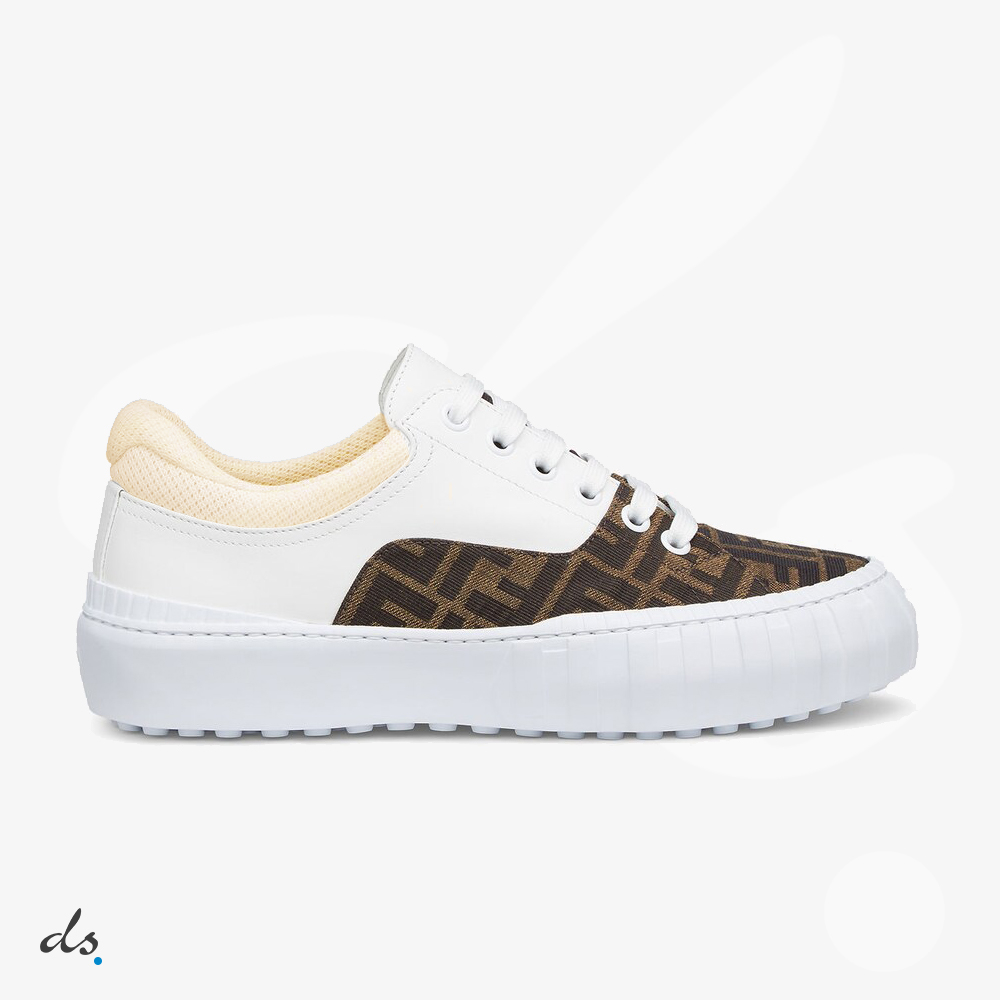 amizing offer Fendi Force Brown fabric low-tops