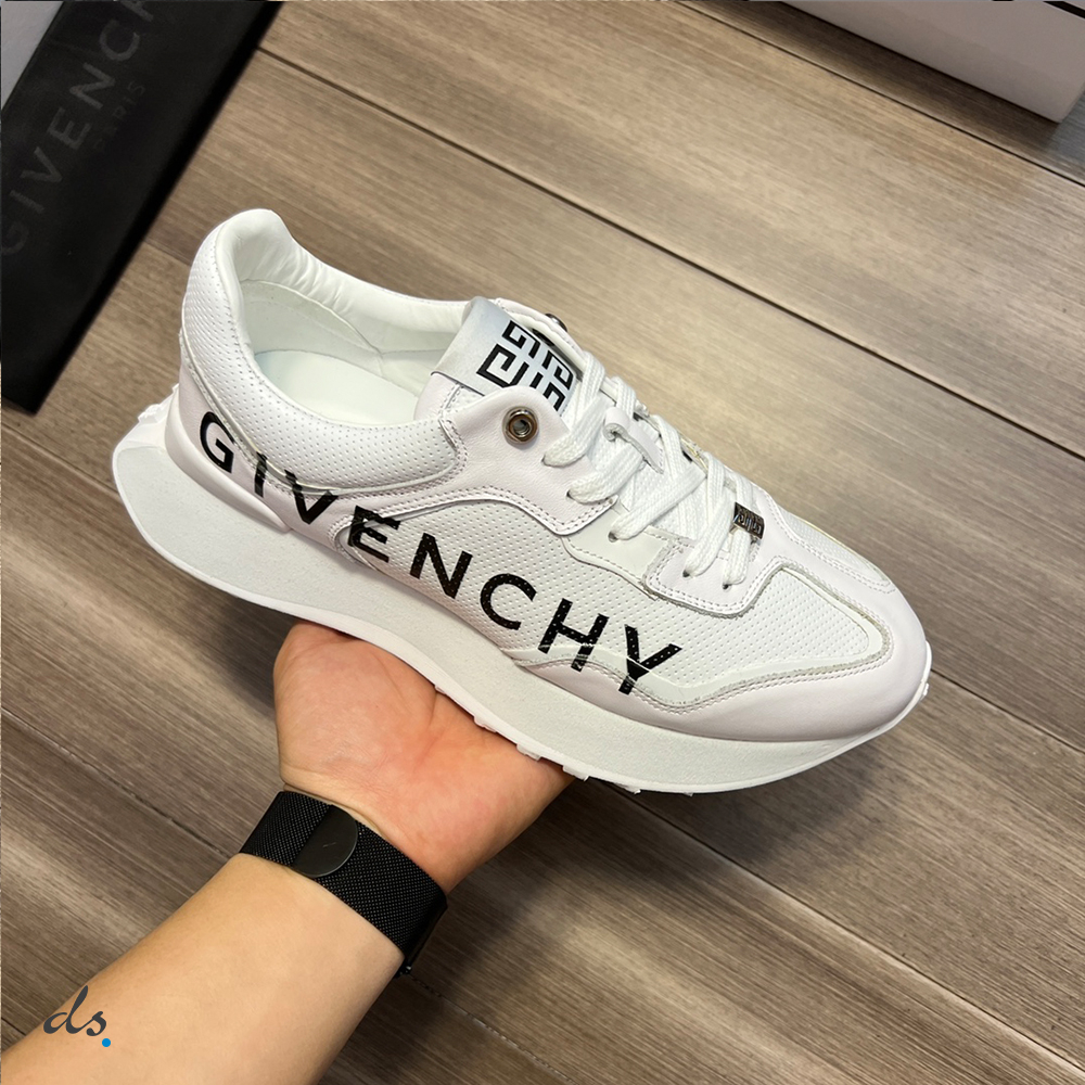 GIVENCHY GIV Runner sneakers in perforated leather White (2)