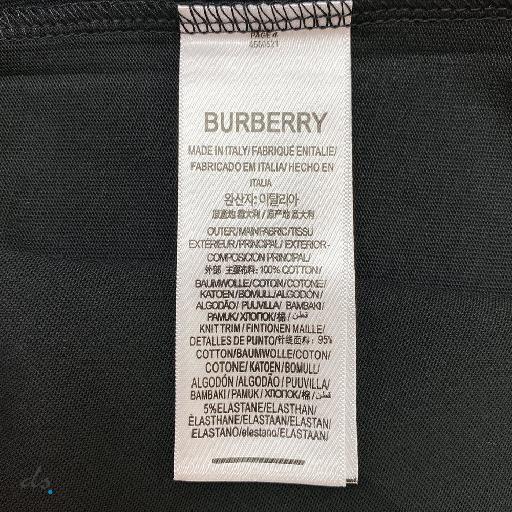 Burberry Monogram Motif Cotton Oversized T-shirt (6)