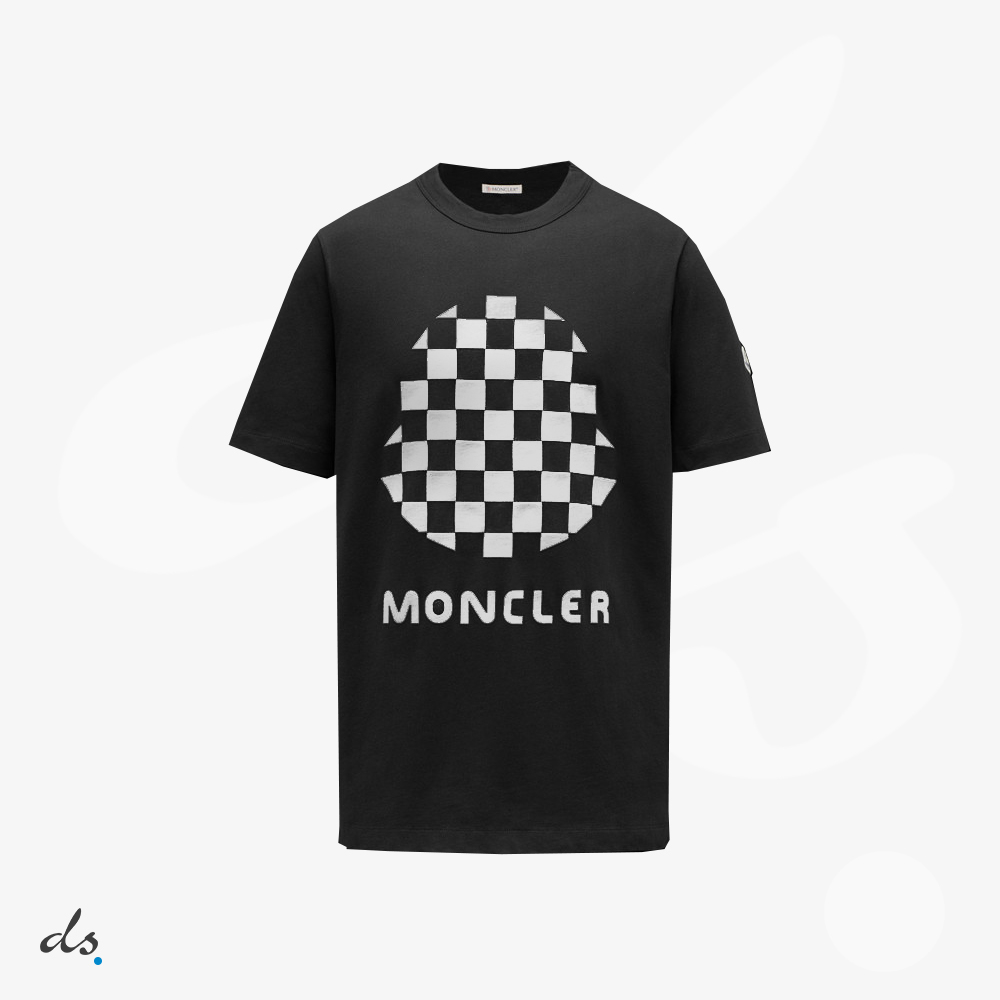 amizing offer Moncler Checked Logo T-Shirt