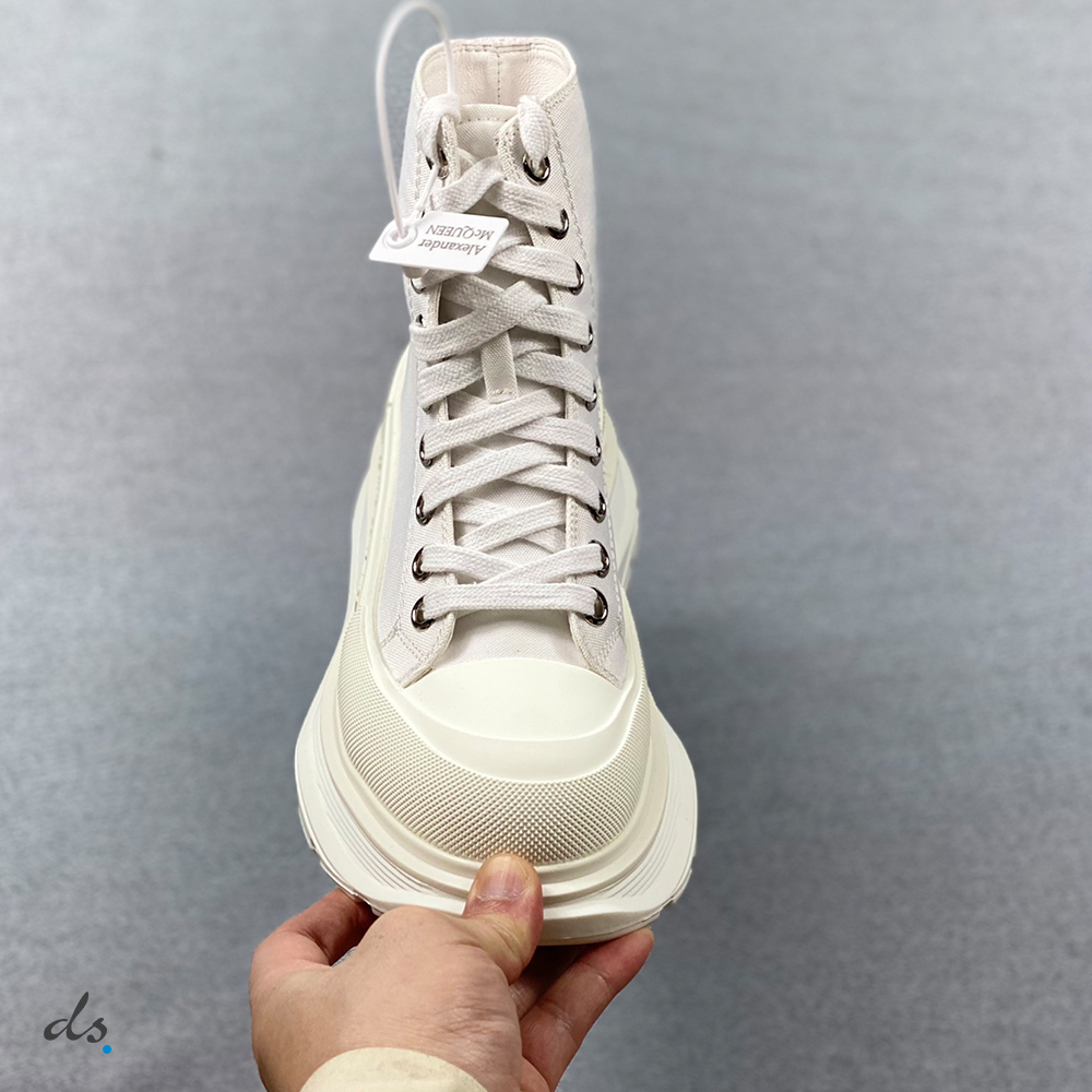 Alexander McQueen Tread Slick Boot in White (3)