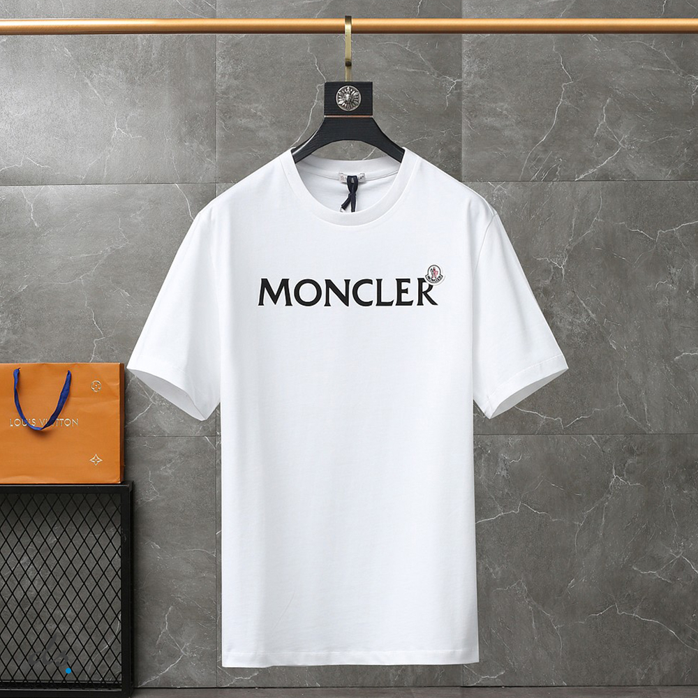 Moncler Lettering Graphic T-Shirt White (2)