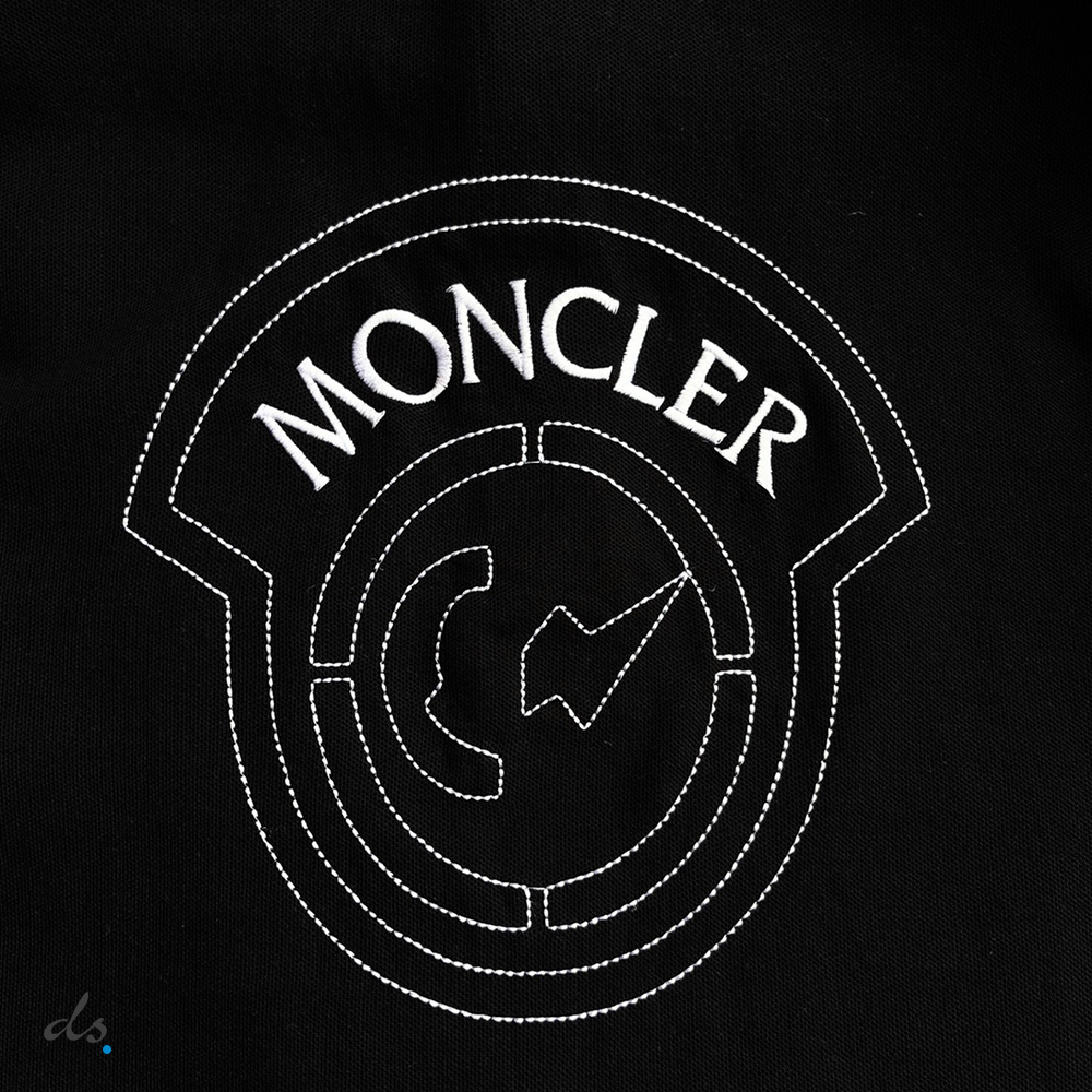 Moncler Short Sleeve Polo Shirt Black (6)