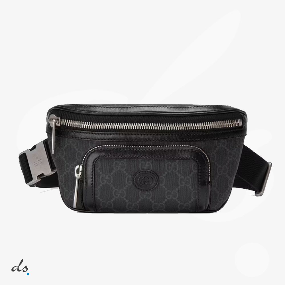 Gucci Belt bag with Interlocking G Black (1)