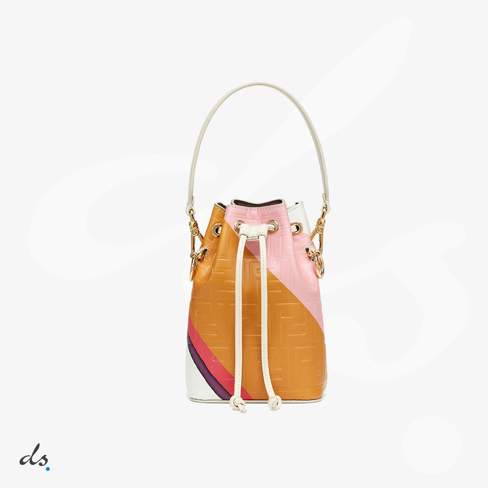 Fendi Mon Tresor Leather bag with multicolour print (1)