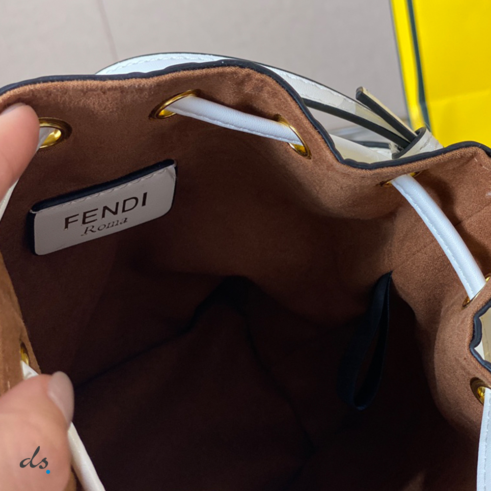 Fendi Mon Tresor Leather bag with multicolour print (7)