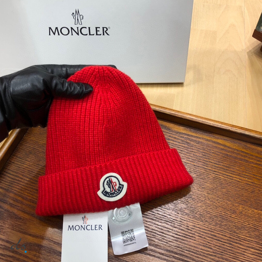 Moncler Wool Beanie Red (6)