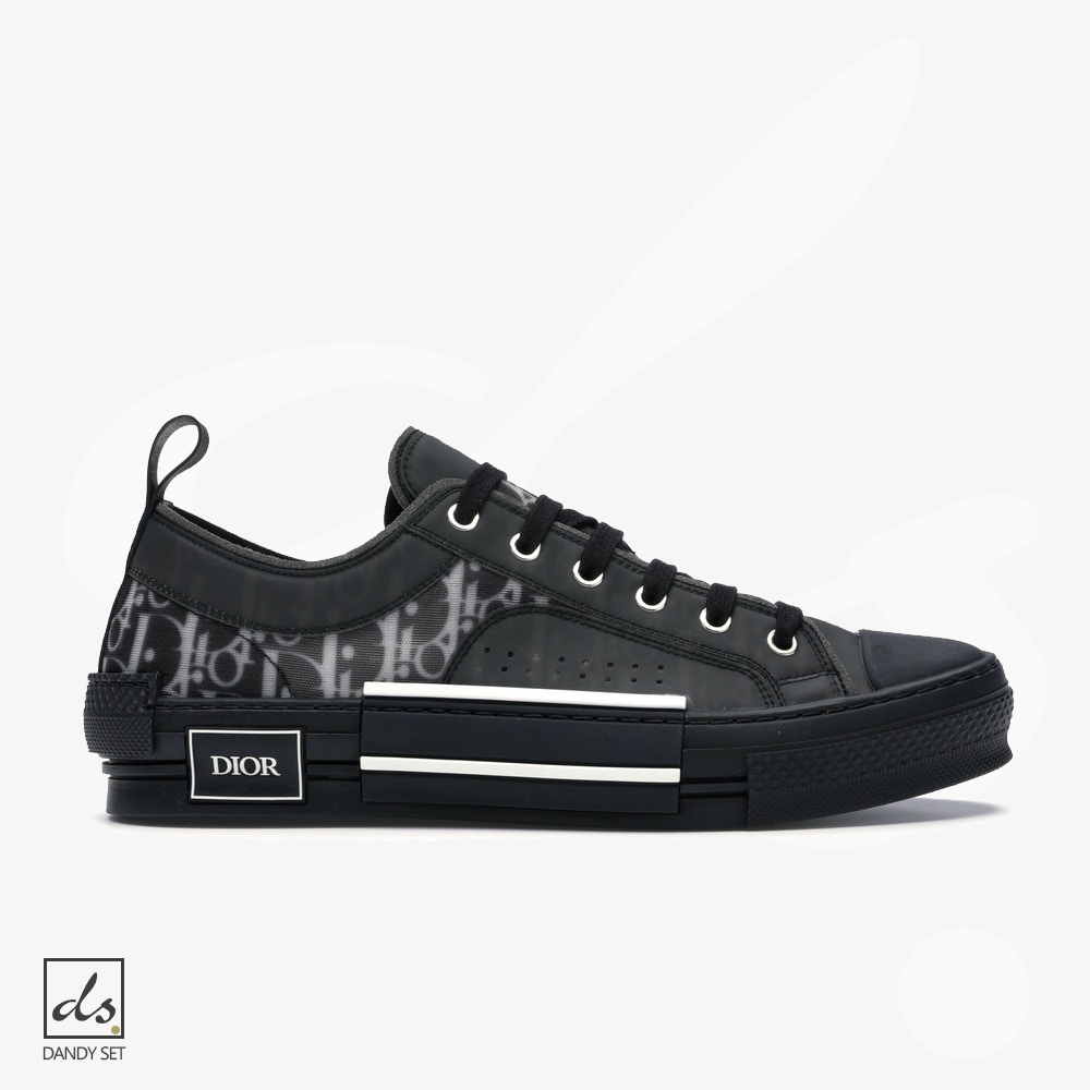 amizing offer DIOR B23 LOW TOP CANVAS OBLIQUE BLACK