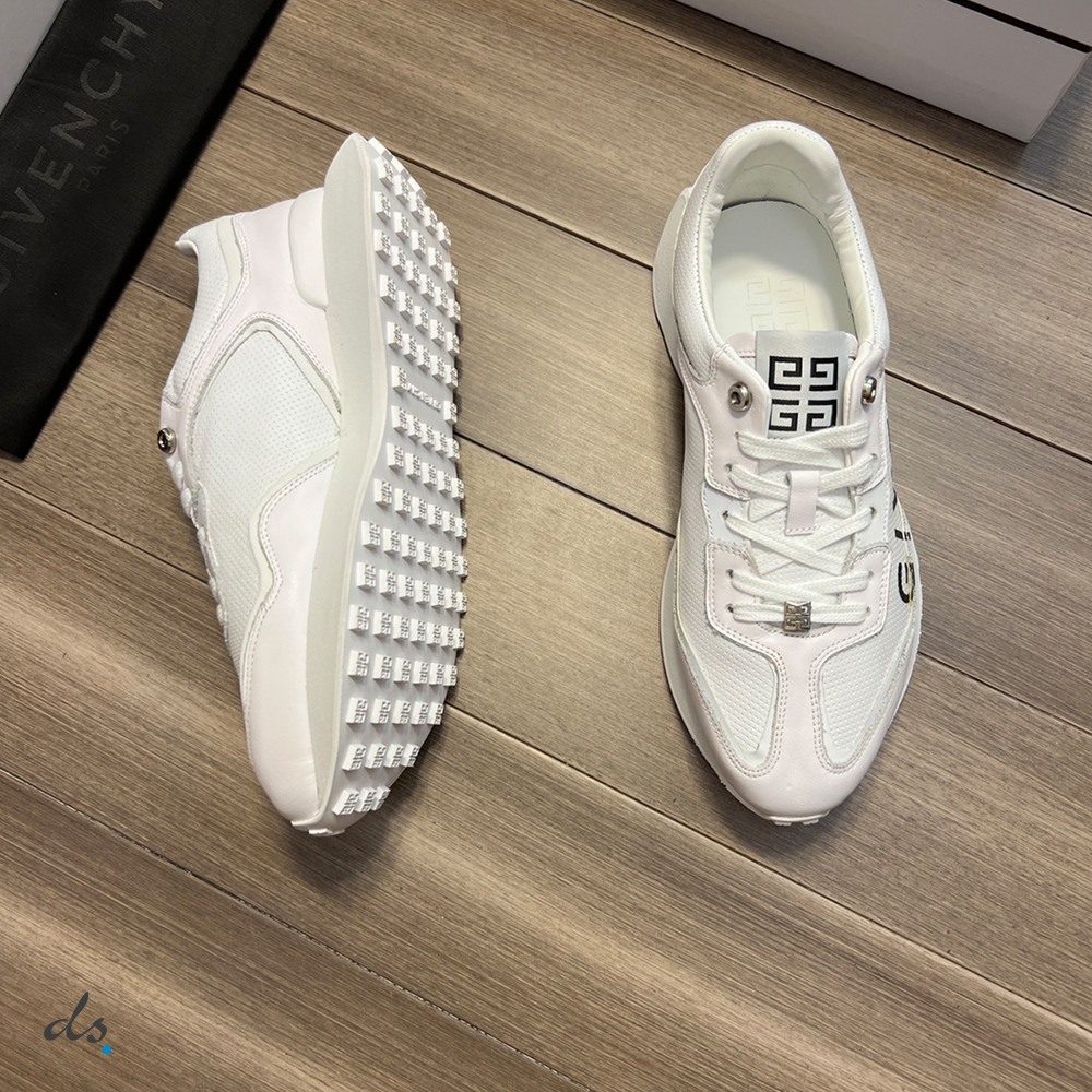 GIVENCHY GIV Runner sneakers in perforated leather White (5)