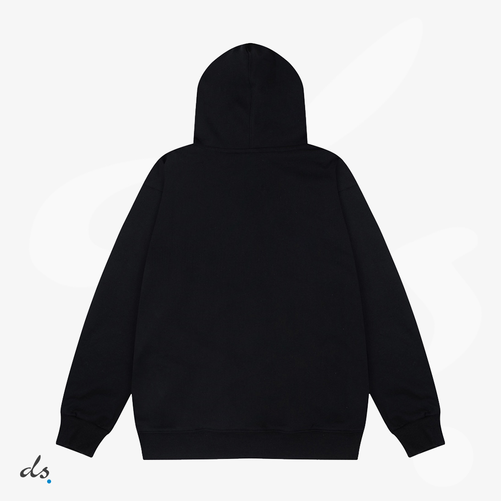 GUCCI Hooded sweatshirt with Interlocking G Black (2)