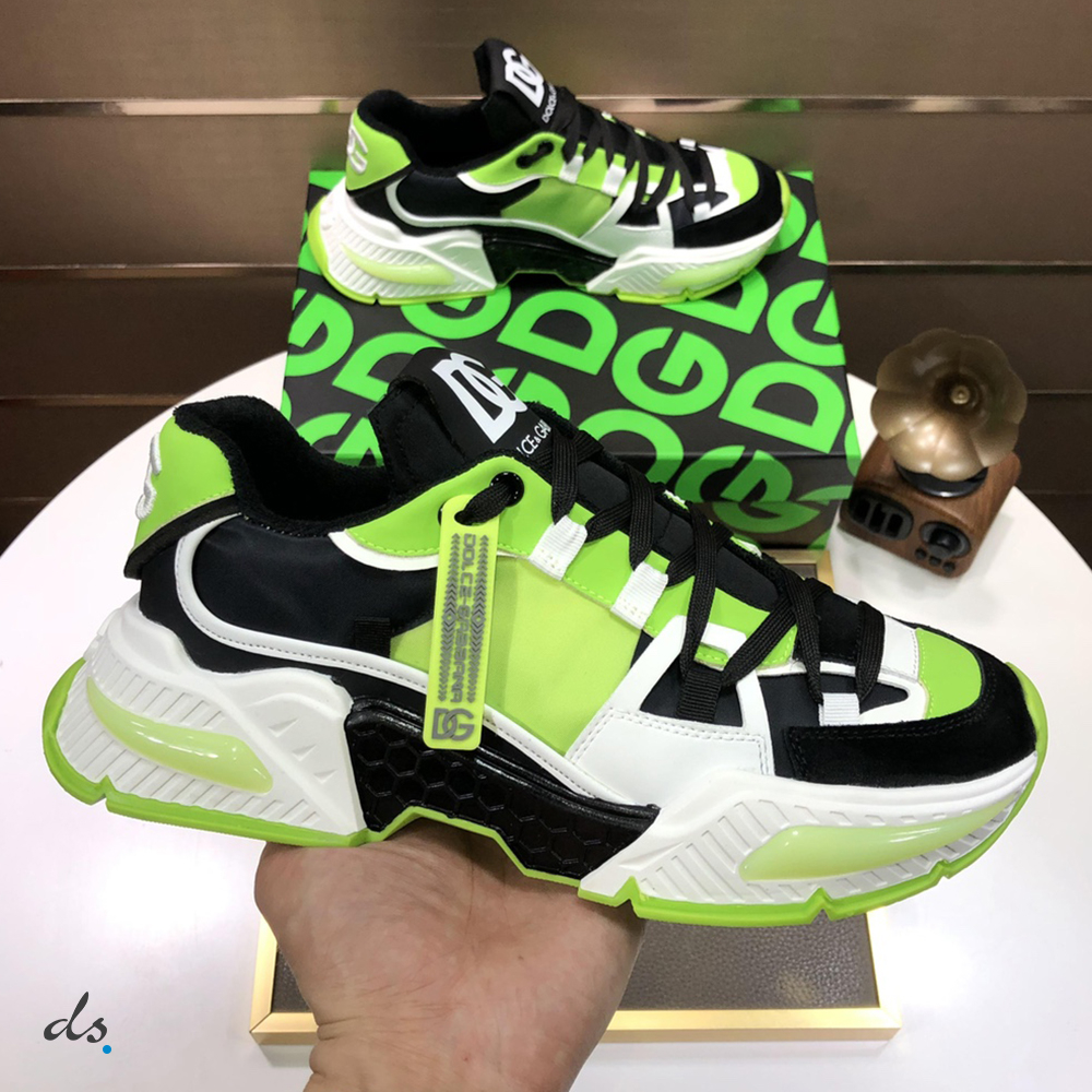 Dolce & Gabbana D&G Mixed-material Airmaster sneakers Green (2)