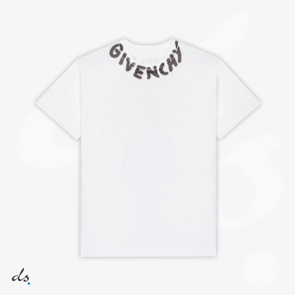 GIVENCHY oversized t-shirt with tag effect prints (1)
