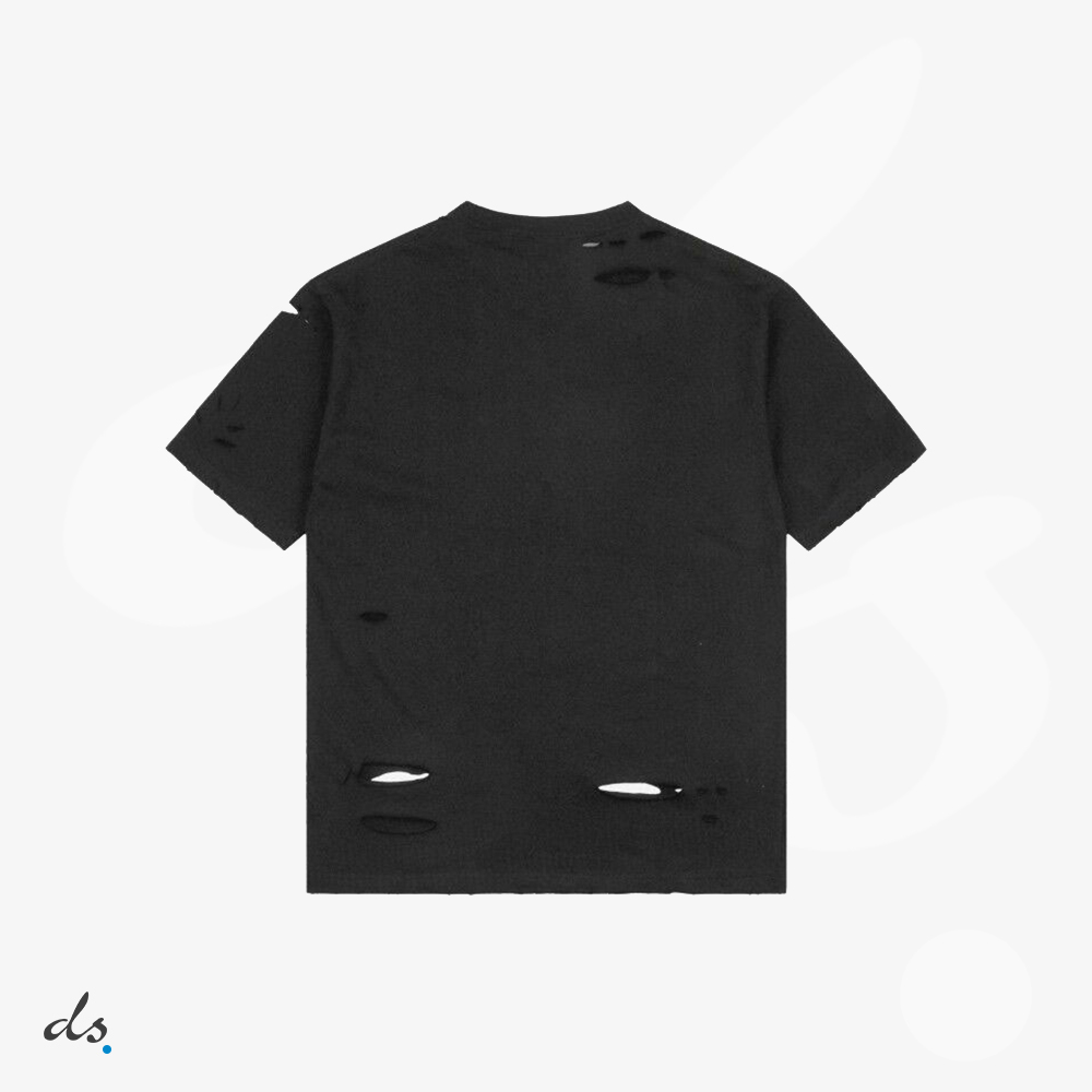 BALENCIAGA DESTROYED T-SHIRT BOXY FIT IN BLACK (2)