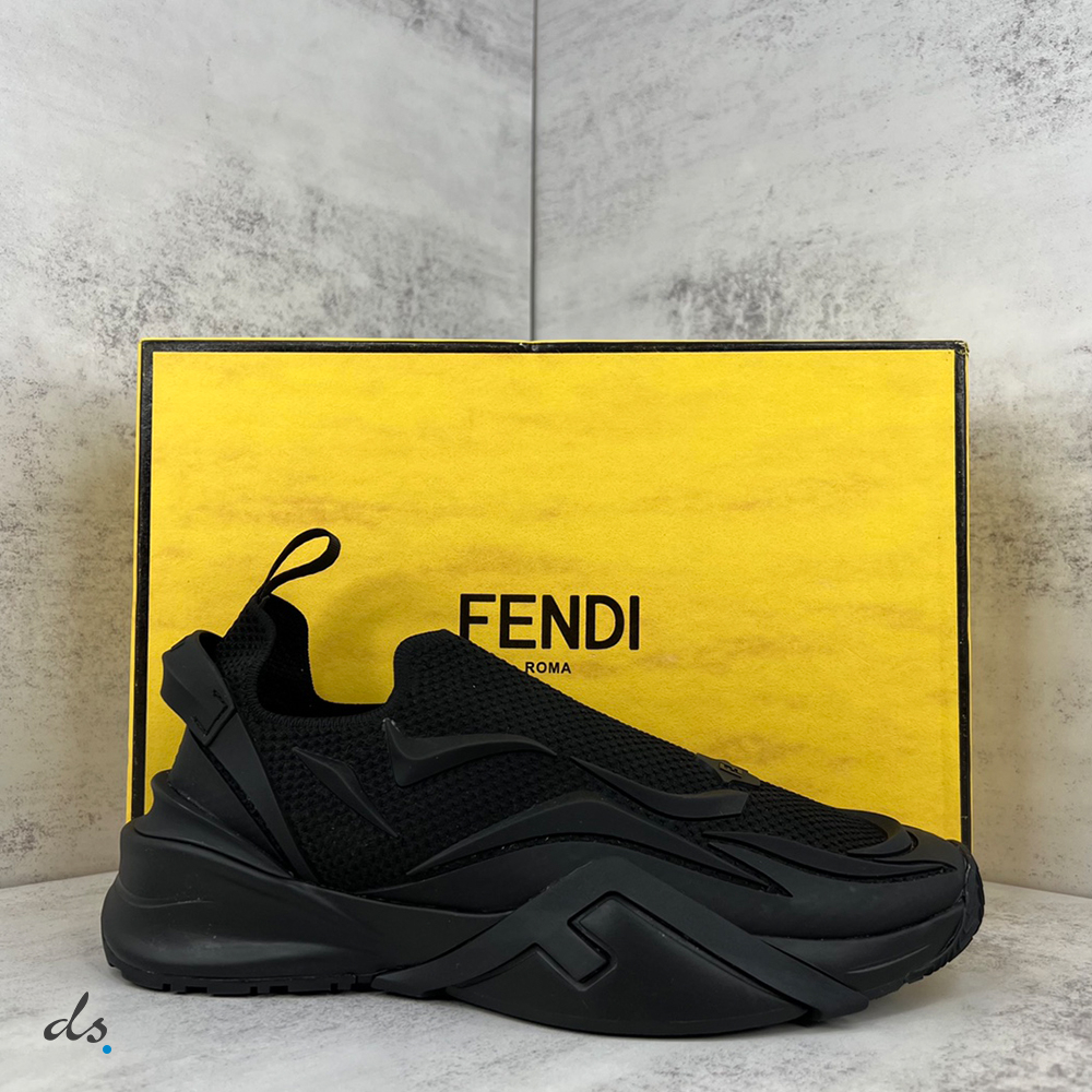 Fendi Flow Black mesh running sneakers (2)