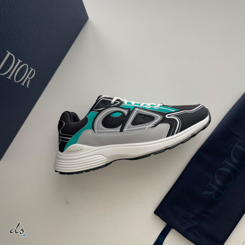 DIOR B30 SNEAKER BACK AND GREEN (2)