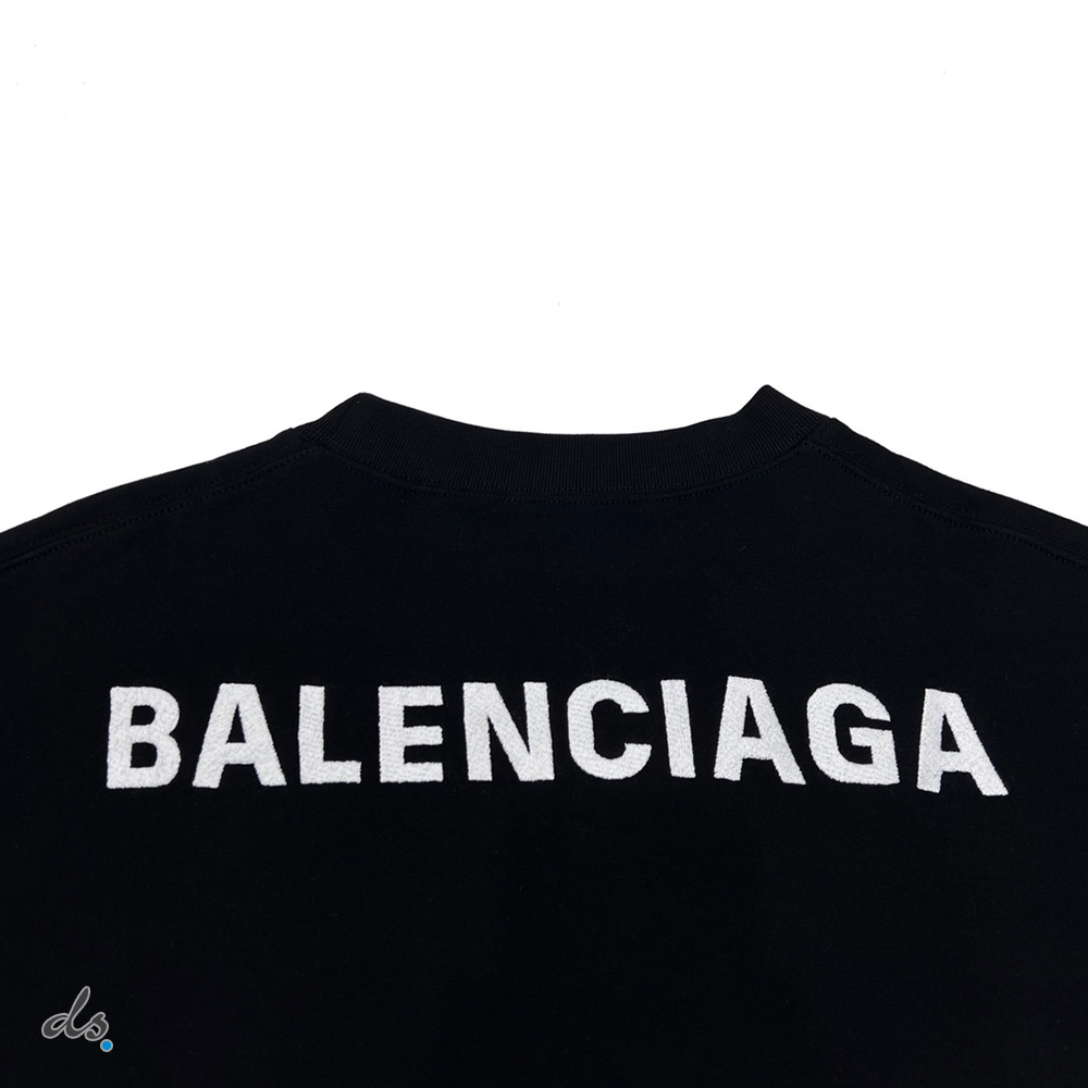 BALENCIAGA SWEATSHIRT REGULAR FIT BLACK (9)