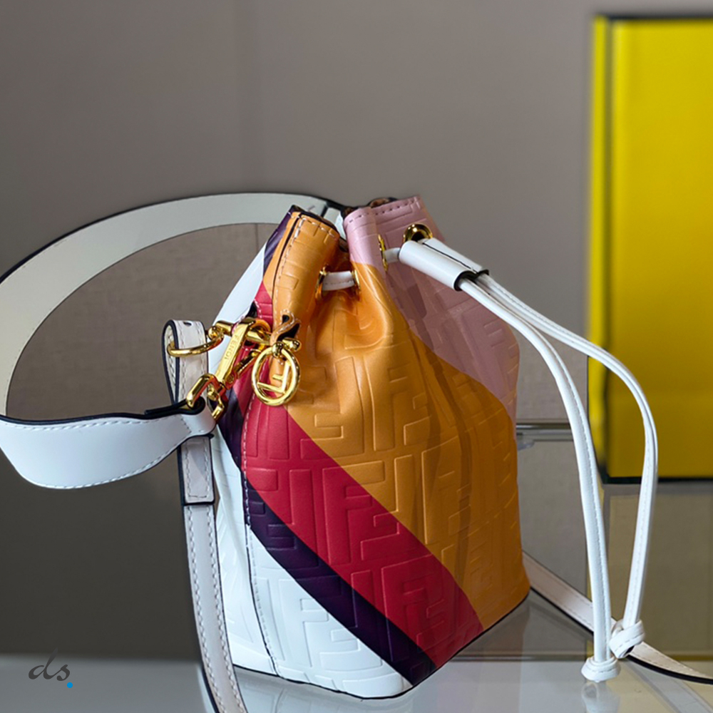 Fendi Mon Tresor Leather bag with multicolour print (3)