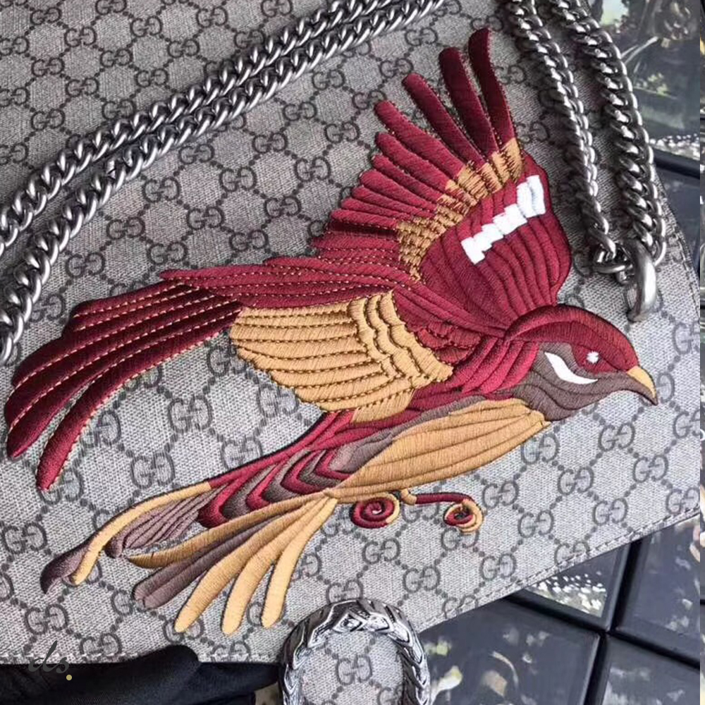 Gucci Dionysus Bird Embroidered Bag  (4)