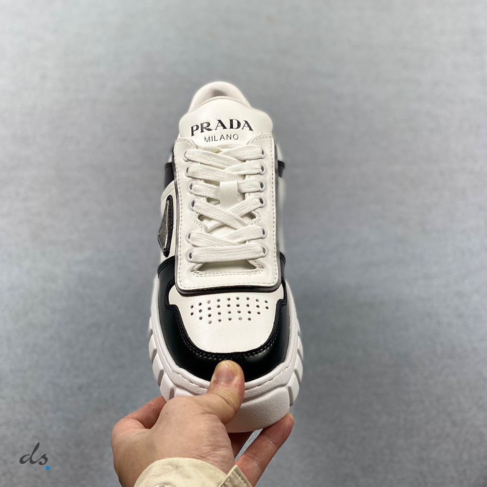 PARADA Leather sneakers White and Black (3)