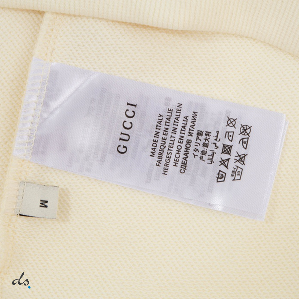 GUCCI Hooded sweatshirt with Interlocking G White (7)