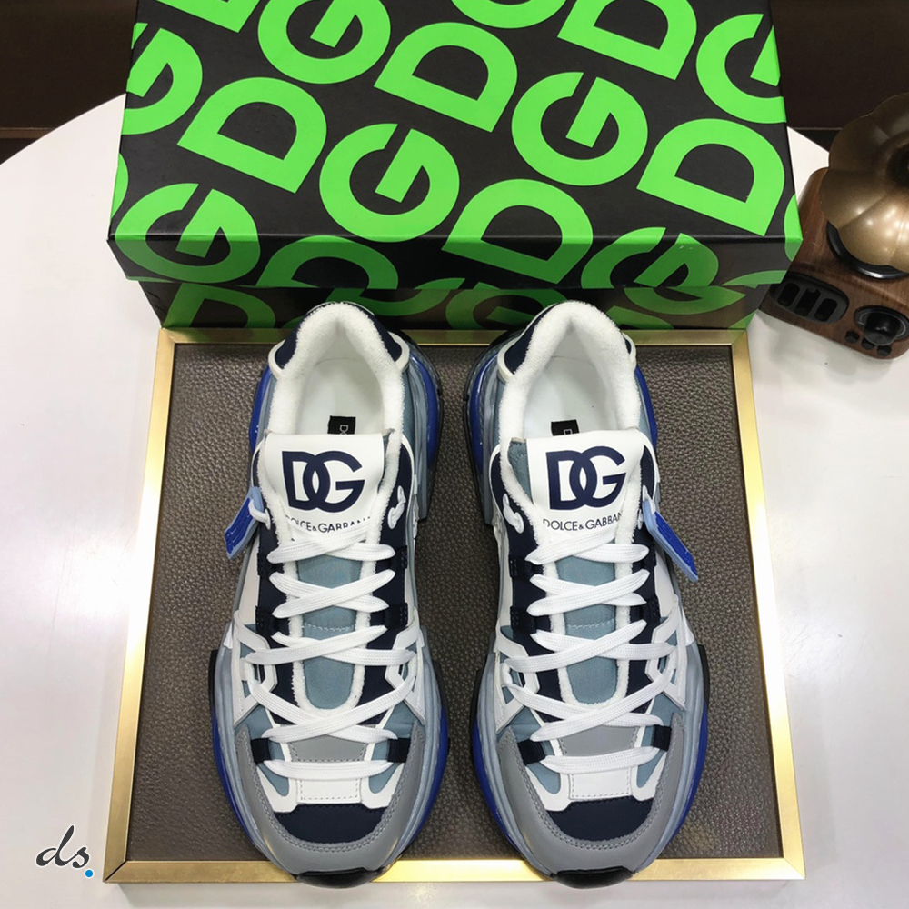 Dolce & Gabbana D&G Mixed-material Airmaster sneakers Blue (3)