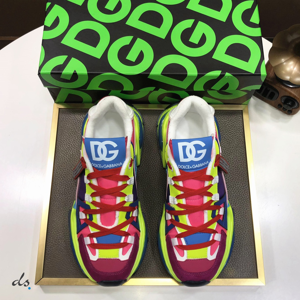 Dolce & Gabbana D&G Mixed-material Airmaster sneakers Multicolor (3)